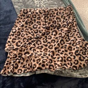 Pretty little thing cheetah skirt